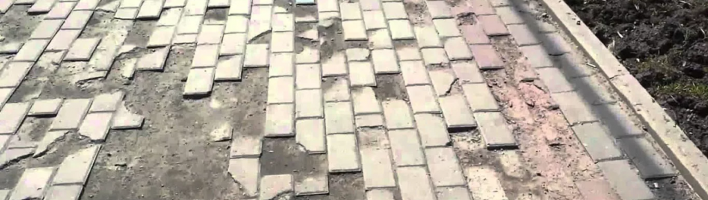 Укладка тротуарной плитки и брусчатки в Бронницах