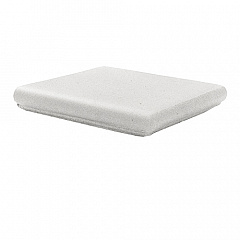 Клинкерная ступень угловая Canada Gres White, 330х330х18 мм