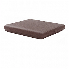 Клинкерная ступень угловая Canada Gres Brown, 330х330х18 мм