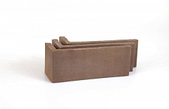 Угловая клинкерная плитка Terramatic Plato Brown AK (Y), арт. 2109, 185х70х71х14 мм