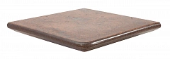 Клинкерная угловая ступень-флорентинер Exagres Metalica Cherry, 330х330х30 мм