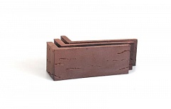 Угловая клинкерная плитка Terramatic Koro Original AB (Y), арт. 1203, 185х70х71х14 мм