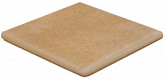 Клинкерная ступень угловая Exagres Vega Ocre, 330х330х14 мм