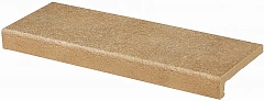 Клинкерная ступень прямоугольная mini Exagres Vega Ocre, 330х120х30 мм