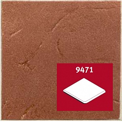 Ступень угловая Флорентинер ABC 9471(1704) Antik Bronze Weinrot, 335х335х10 мм