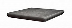 Клинкерная ступень угловая Interbau 243155(058) Anthrazit, 320х320х9 мм