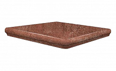 Клинкерная ступень угловая WKS 31240 E MoccaBraun, 320х320х9,5 мм