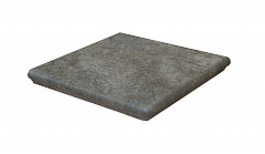Клинкерная ступень угловая Interbau 243155(273) Aschgrau, 320х320х9,5 мм